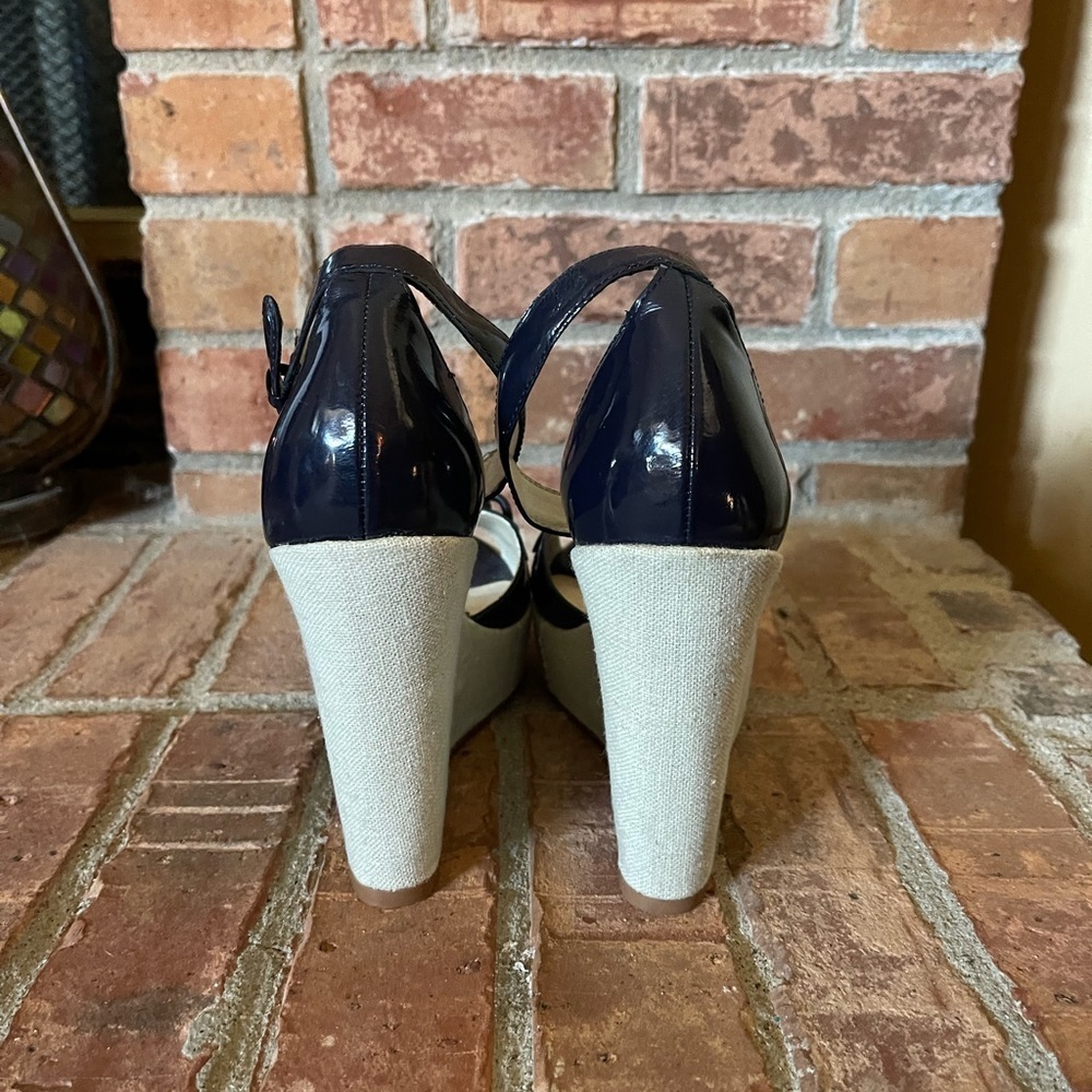 BCBG Paris Lakyle2 Navy Wedges - Picture 8 of 12